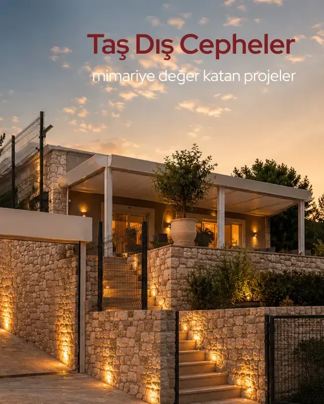Dış Cephede Güçlü Taş Etkisi